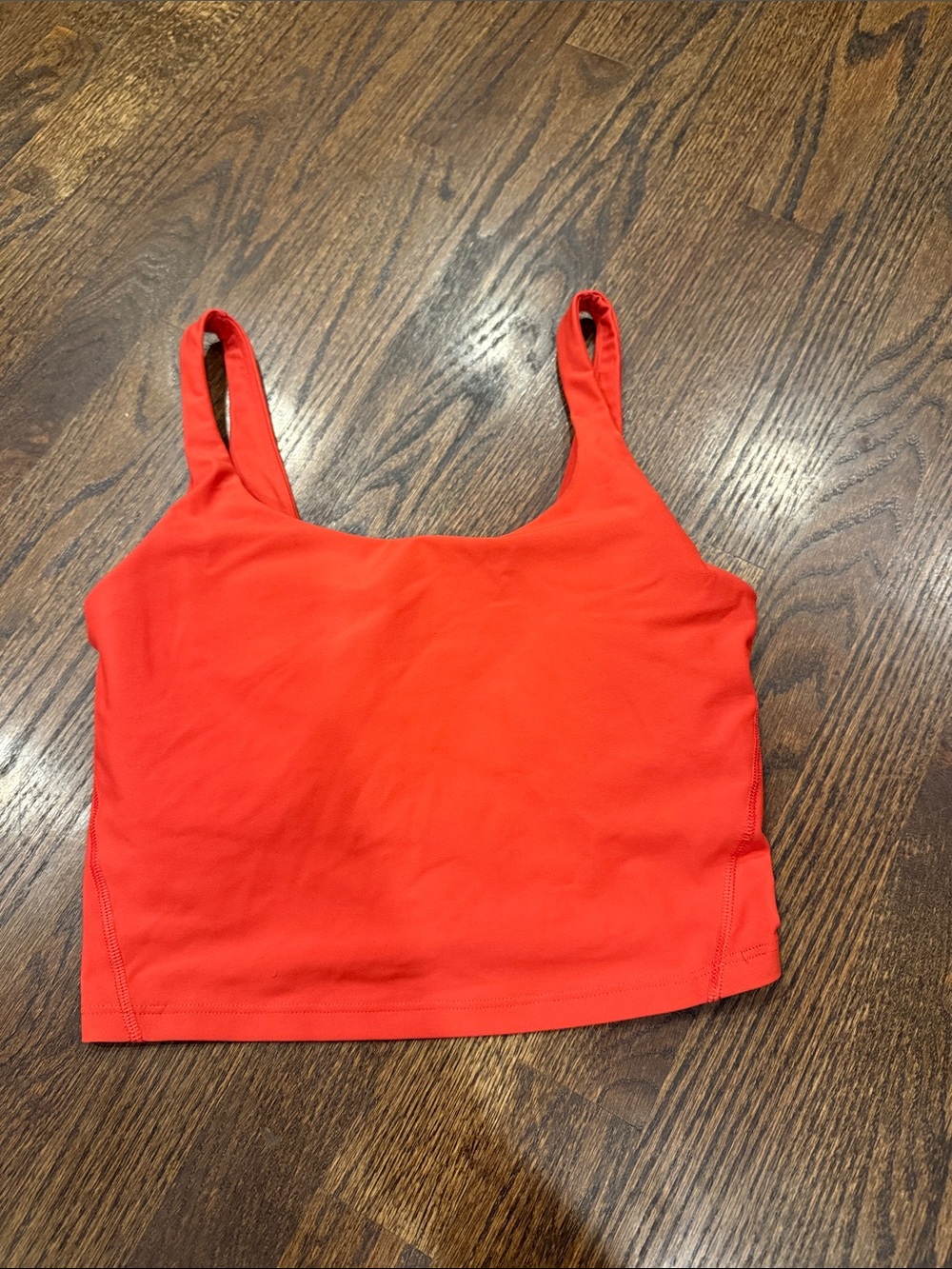 Women's Red Scoop Neck Crop Tank top old navy medium